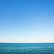 Blue Sky And Sea Poster