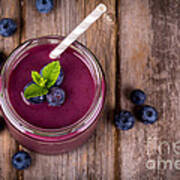 Blueberry Smoothie Poster