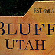 Bluff Utah Est 650 Ad Poster