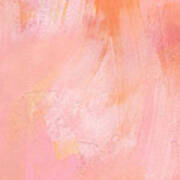 Blush- Abstract Painting In Pinks Poster