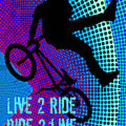 Bmx Fractal Movie Marquee Live 2 Ride Ride 2 Live Poster