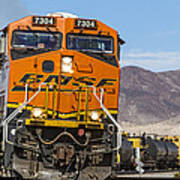 Bnsf In Ludlow, California Poster