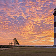 Bodie Island Lighthouse At Sunrise Poster