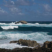 Boiling The Ocean At Laie Point - North Shore - Oahu - Hawaii Poster