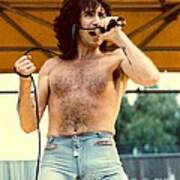 Bon Scott Of Ac Dc At Day On The Green - July 1979 Poster