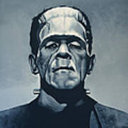 Boris Karloff As Frankenstein Poster