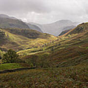 Borrowdale Towards Great Gable Poster