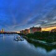 Boston Skyline From The Charles River Poster