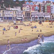 Bournemouth Boscombe Beach Sea Front Poster