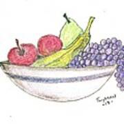 Bowl Of Fruit Poster