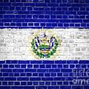 Brick Wall El Salvador Poster