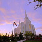 Brigham City Temple I Poster