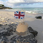 British Sandcastle Poster