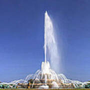 Chicago Buckingham Fountain Panorama Poster