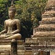 Buddha Sukhothai Thailand Poster