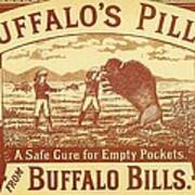 Buffalo's Pills Vintage Ad Poster