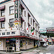 Buildings In A City, Ketchikan Poster