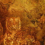 Burnished Tigers Poster