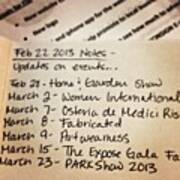 Busy Schedule For Fse! March Is A Crazy Poster