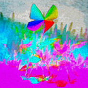 Butterfly Landing Poster