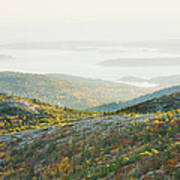 Cadillac Mountain - Acadia National Park - Autumn Maine Poster