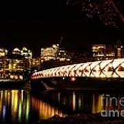 Calgary's Peace Bridge Poster