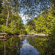 Calm Mountain River Poster