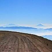 Camino En Volcan Nevado De Toluca Poster