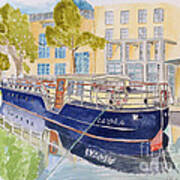 Canal Boat Poster