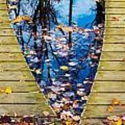 Canoe Dock In Autumn Poster