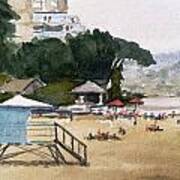 Capitola Beach Lifeguard Station Poster