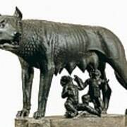 Capitoline Wolf. 5th C. Bc. Etruscan Poster