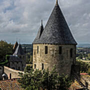 Carcassonne Medieval City Wall And Poster