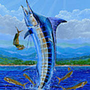 Caribbean Blue Off0041 Poster