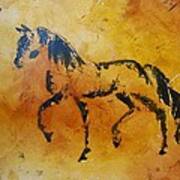 Cave Drawing Horse Poster