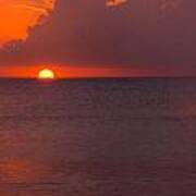 Cayman Sunset Poster