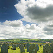 Cemetery In Cornwall Poster