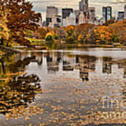 Central Park In The Fall New York City Poster