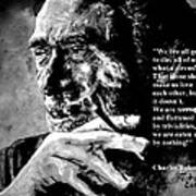 Charles Bukowski Poster