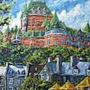Chateau Frontenac By Prankearts Poster