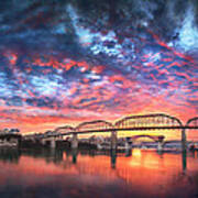 Chattanooga Sunset 4 Poster