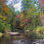 Chauga River Fall Scenic Poster