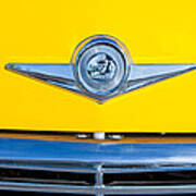 Checker Taxi Cab Emblem Poster