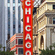 Chicago Theatre - A Classic Chicago Landmark Poster
