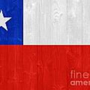 Chile Flag Poster