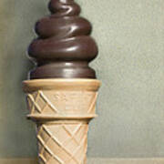 Chocolate Dipped Cone Poster