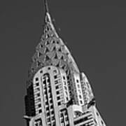 Chrysler Building Bw Poster