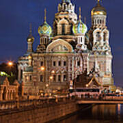 Church Of The Savior On Spilled Blood Poster
