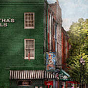 City - Baltimore - Fells Point Md - Bertha's And The Greene Turtle Poster