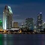 City Of San Diego Skyline 2 Poster